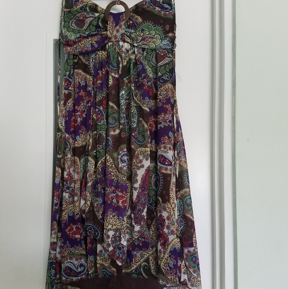 Halter Multicolor Sun Dress